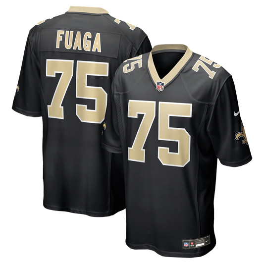 Taliese Fuaga New Orleans Saints Game Jersey - Black