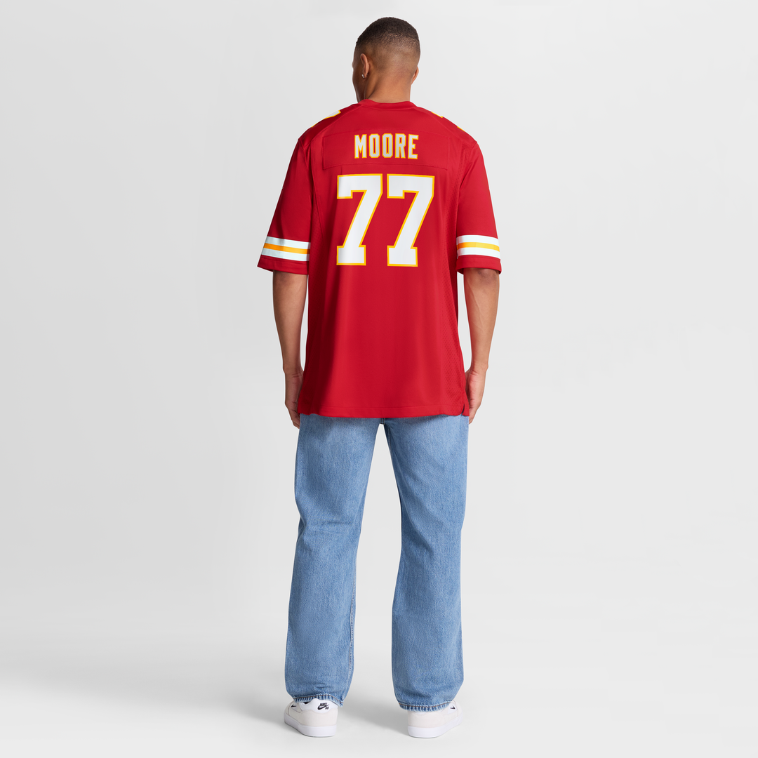 Jaylon Moore Kansas City Chiefs Team Game Jersey - Red