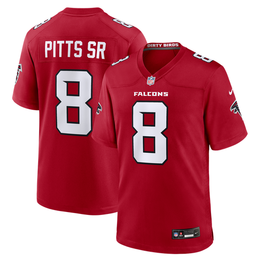 Kyle Pitts Sr. Atlanta Falcons Game Jersey - Red