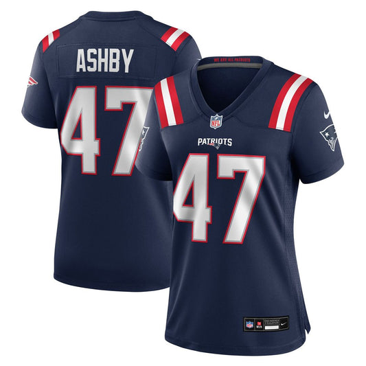 Julian Ashby New England Patriots Women's Team Game Jersey - Navy