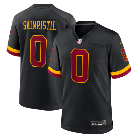 Mike Sainristil Washington Commanders Hail Raiser Alternate Game Jersey - Black
