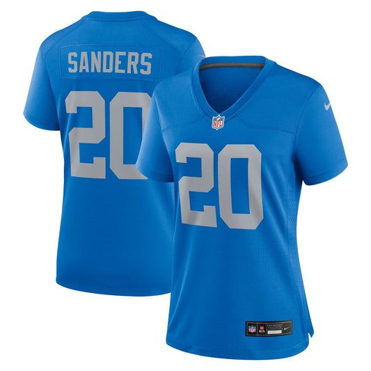 Barry Sanders Detroit Lions Women's Alternate Game Jersey - Blue