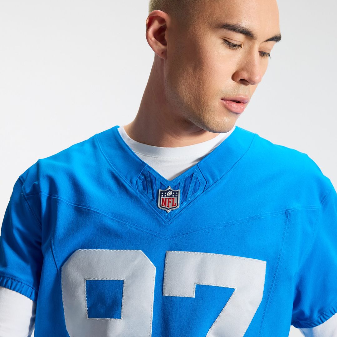 Aidan Hutchinson Detroit Lions Alternate Vapor F.U.S.E. Elite Jersey - Blue