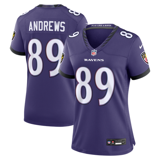 Mark Andrews Baltimore Ravens Women's Team Game Jersey - Purple