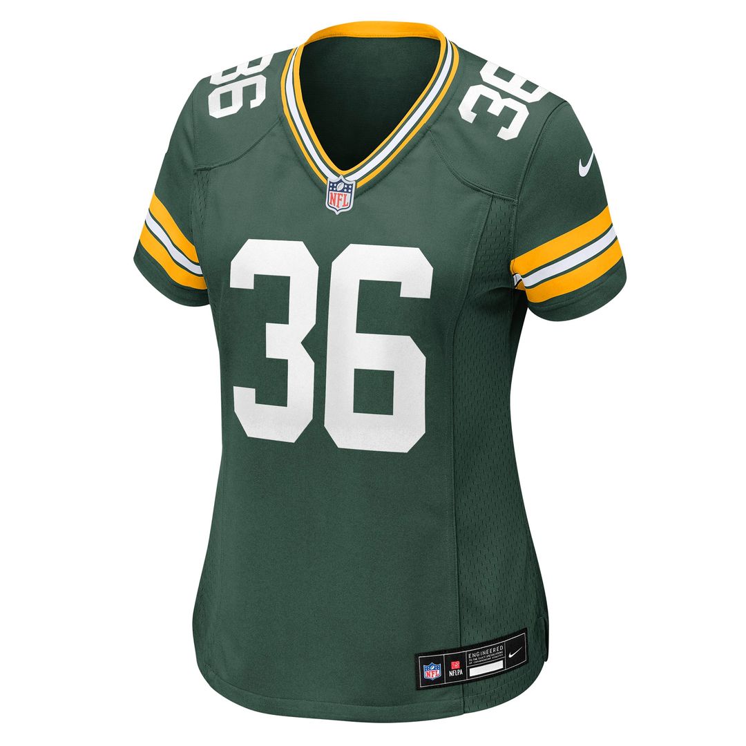 Kamal Hadden Green Bay Packers Women's Team Game Jersey - Green