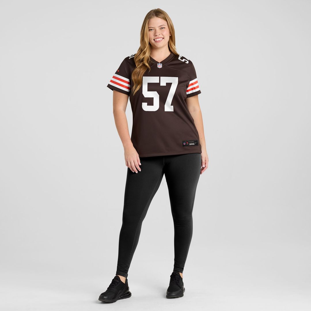 Clay Matthews Cleveland Browns Women's Game Retired Player Jersey - Brown
