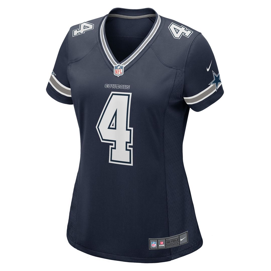 Dak Prescott Dallas Cowboys Women's Alternate Game Jersey - White