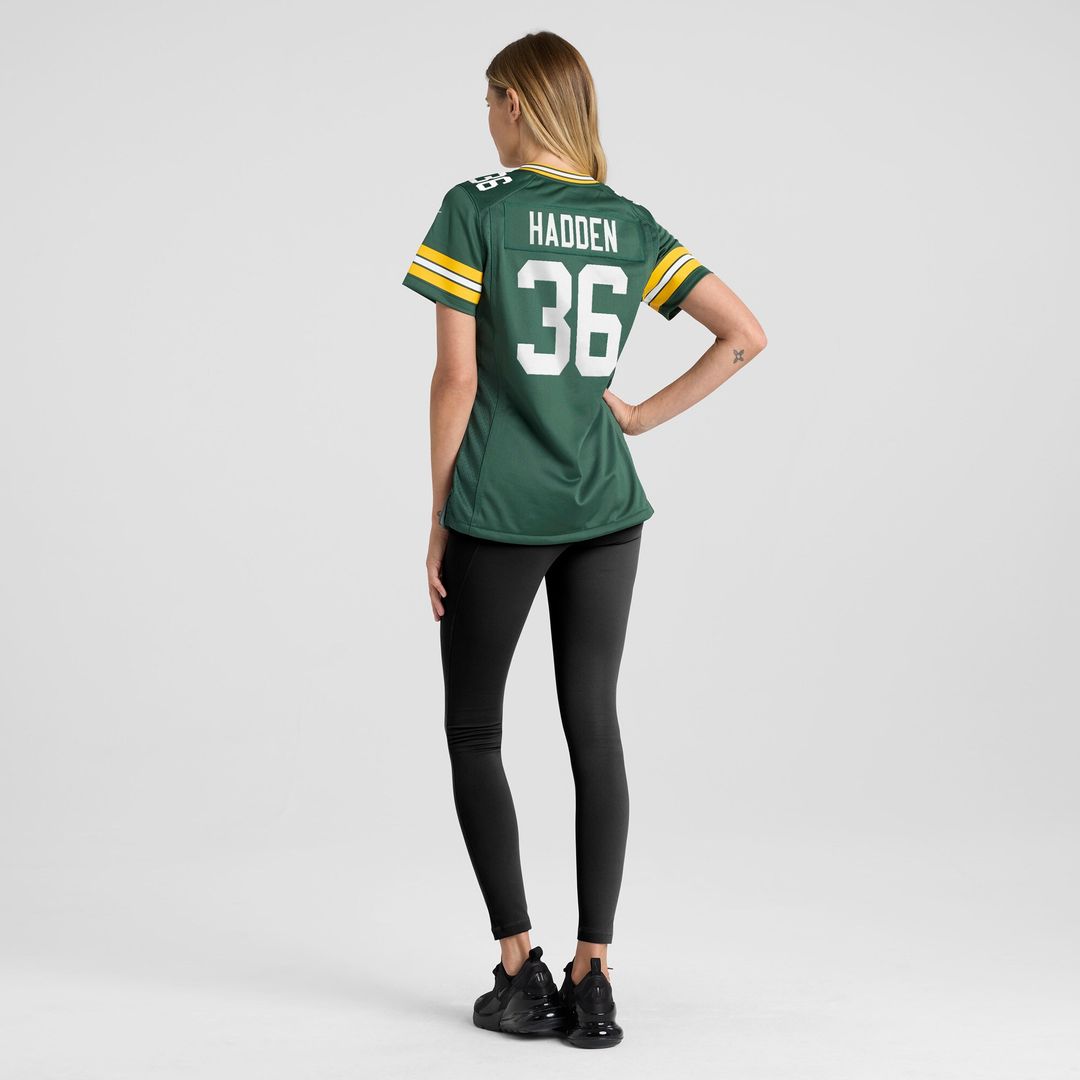 Kamal Hadden Green Bay Packers Women's Team Game Jersey - Green