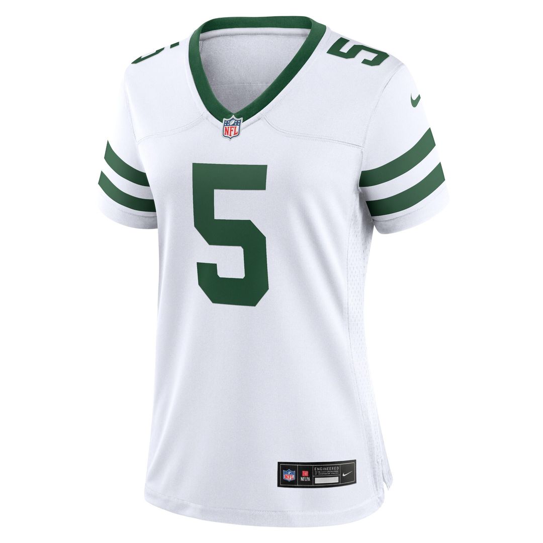 Garrett Wilson New York Jets Women's Game Jersey - Legacy Green