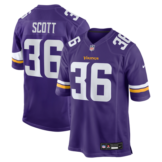 Zavier Scott Minnesota Vikings Team Game Jersey - Purple