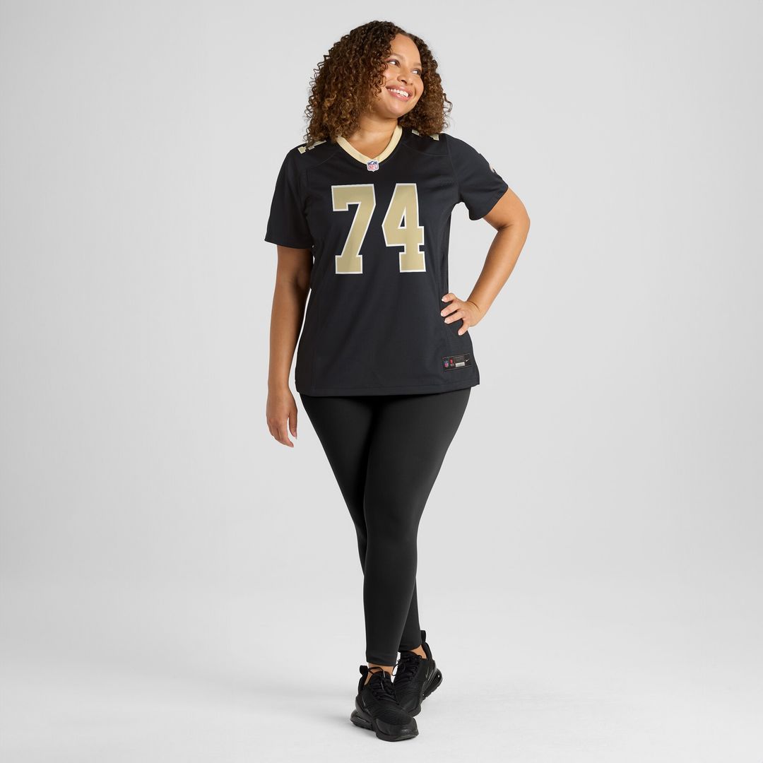 James Hurst New Orleans Saints Women's Game Jersey - Black