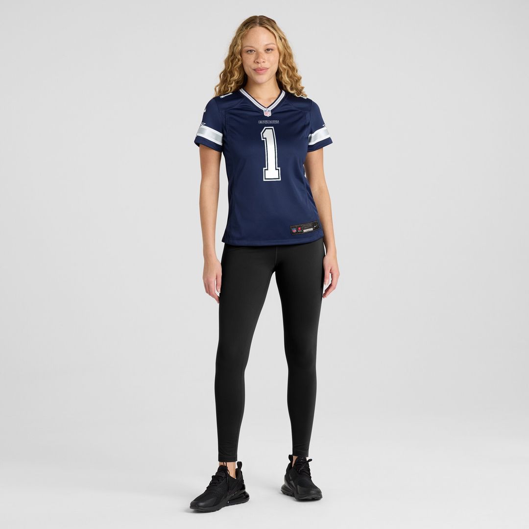 Number 1 Mom Dallas Cowboys Women's Game Jersey - Navy