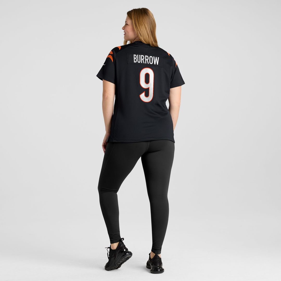 Joe Burrow Cincinnati Bengals Women's Player Game Jersey - Black
