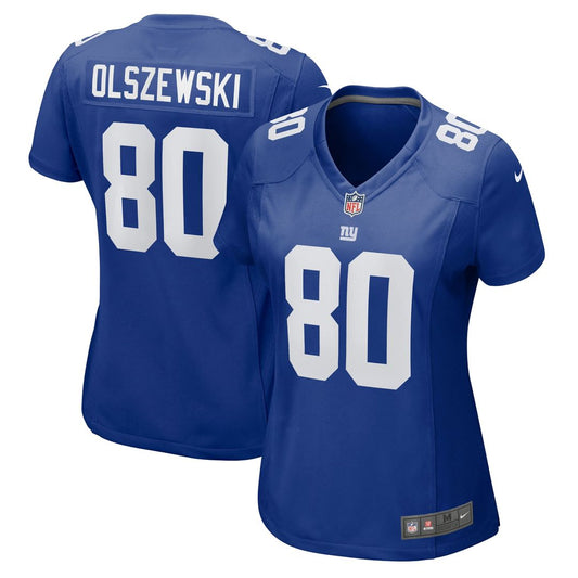 Gunner Olszewski New York Giants Women's Game Jersey - Royal
