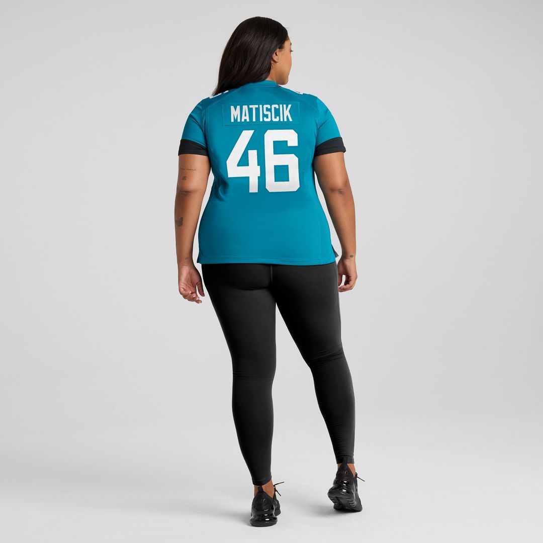 Ross Matiscik Jacksonville Jaguars Women's Game Jersey - Teal