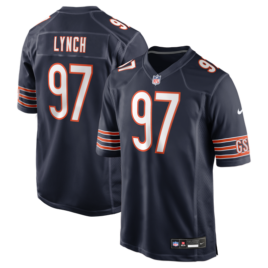 James Lynch Chicago Bears Team Game Jersey - Navy