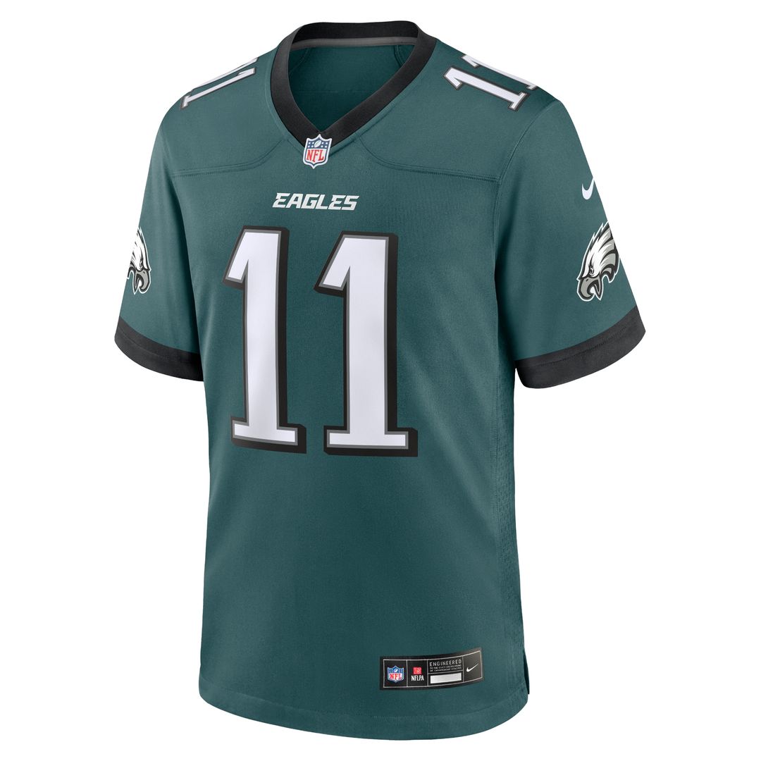 A.J. Brown Philadelphia Eagles Alternate Game Player Jersey - Kelly Green