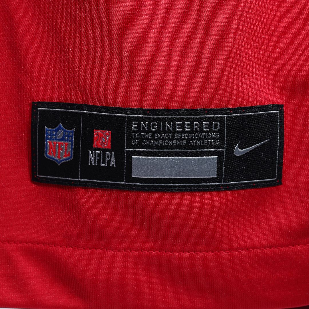Malik Mustapha San Francisco 49ers Game Jersey - Scarlet