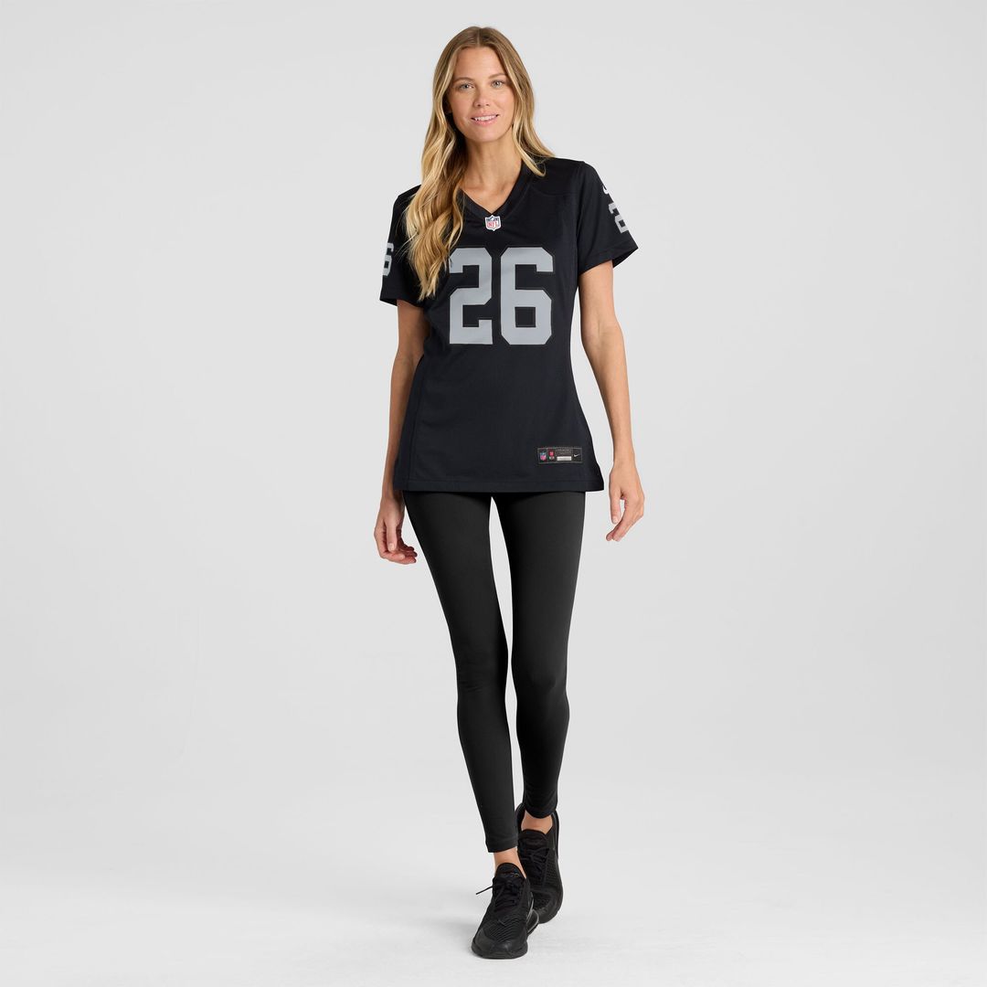 Darien Porter Las Vegas Raiders Women's Team Game Jersey - Black