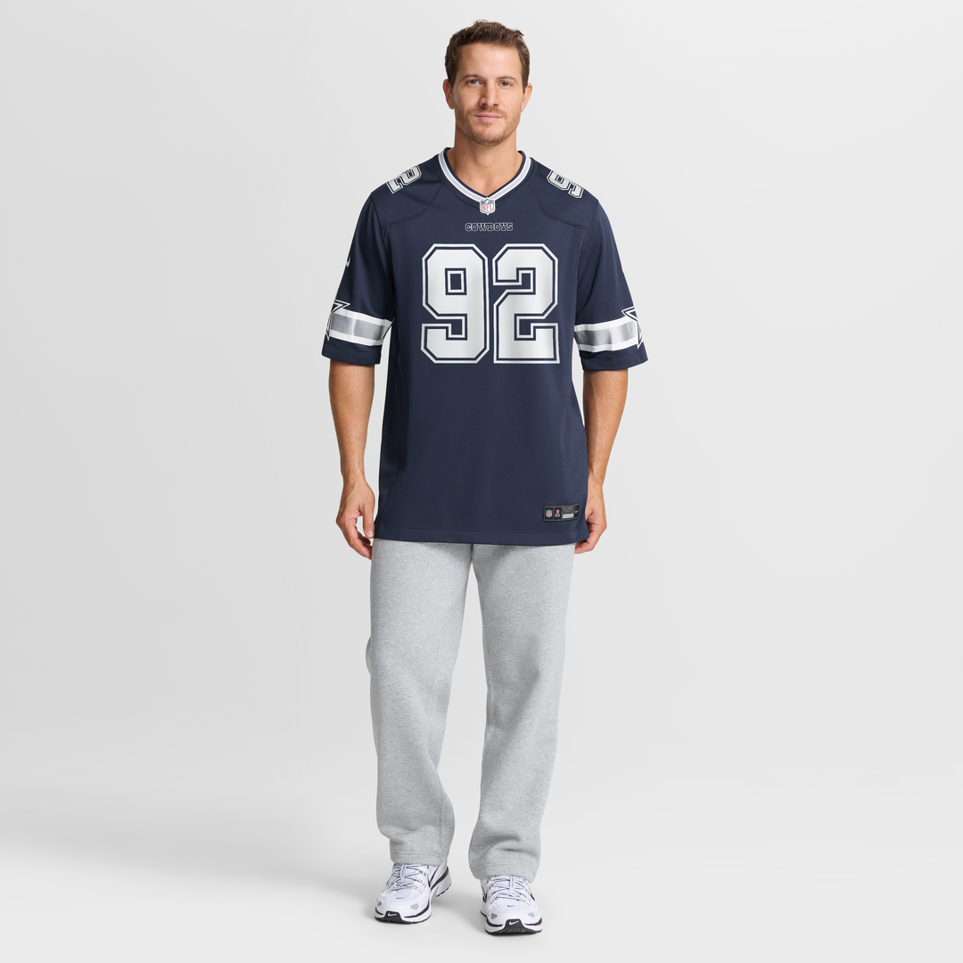Quinnen Williams Dallas Cowboys Team Game Jersey - Navy