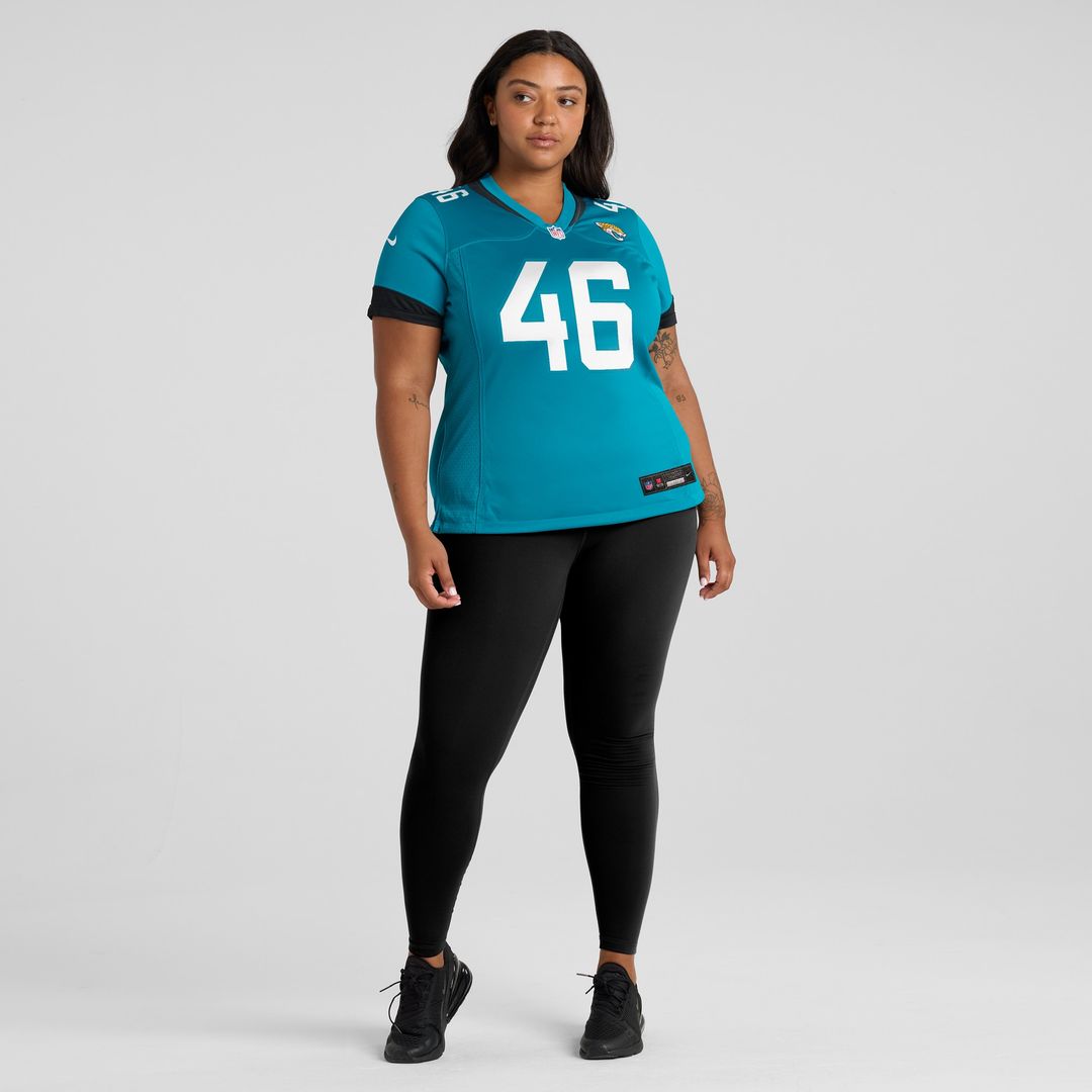 Ross Matiscik Jacksonville Jaguars Women's Game Jersey - Teal