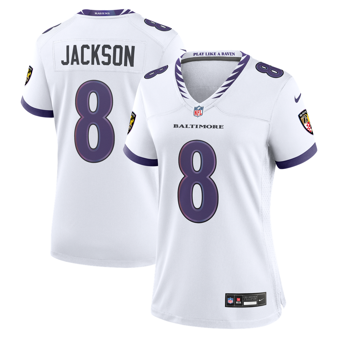 Lamar Jackson Baltimore Ravens Women's Alternate Game Jersey - Black
