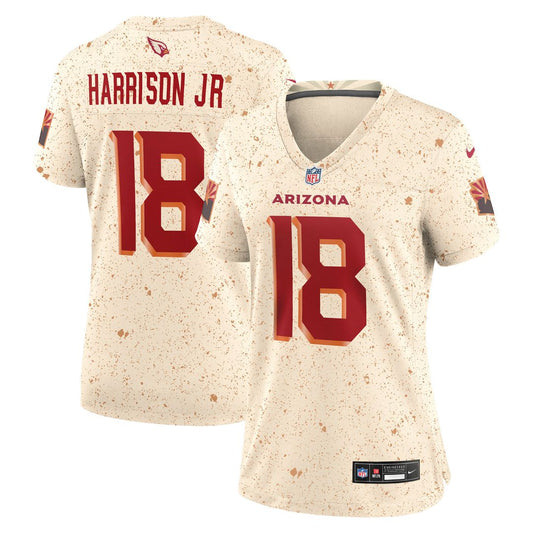 Marvin Harrison Jr. Arizona Cardinals Women's 2025 Rivalries Collection Game Jersey - Natural