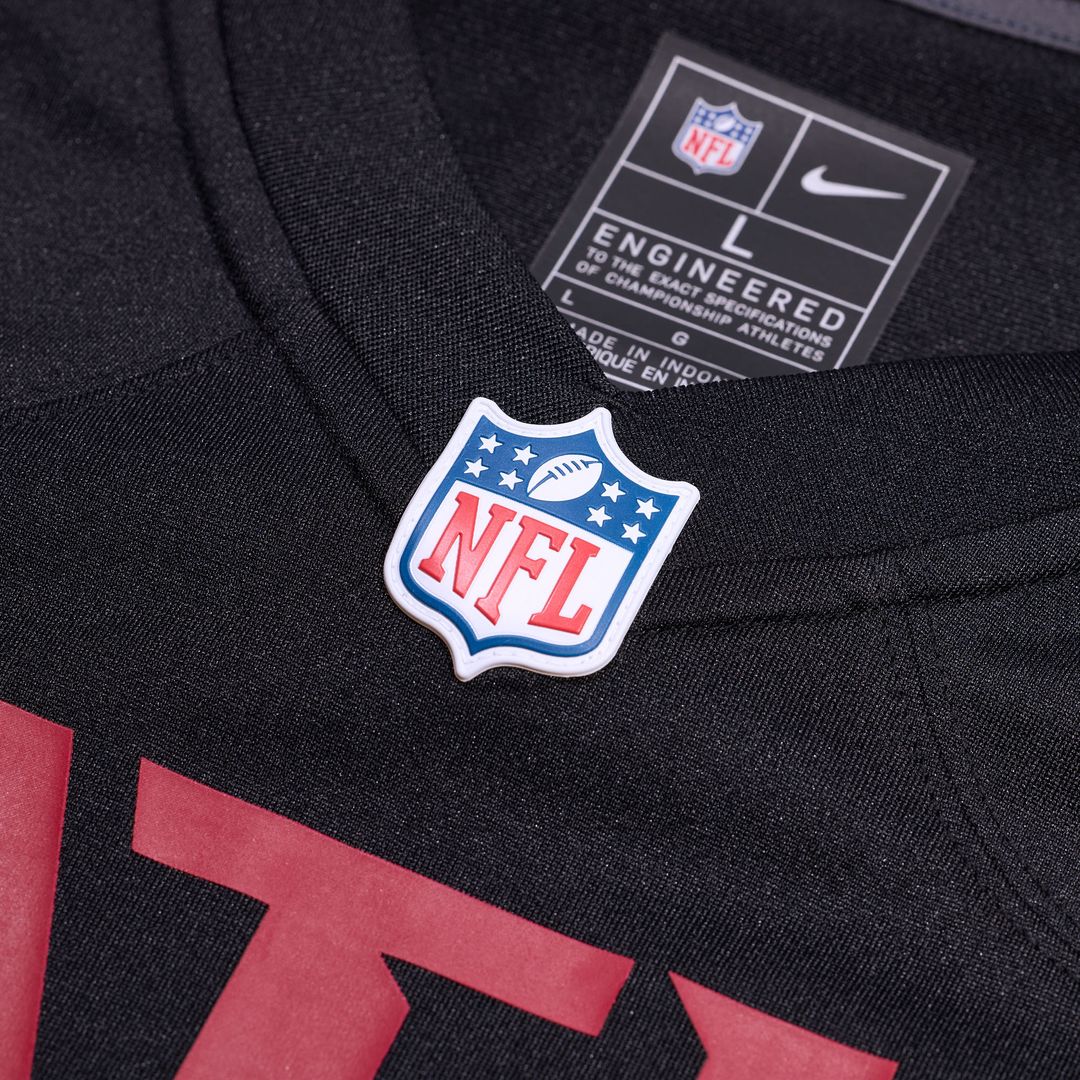 Casey Washington Atlanta Falcons Team Game Jersey - Black