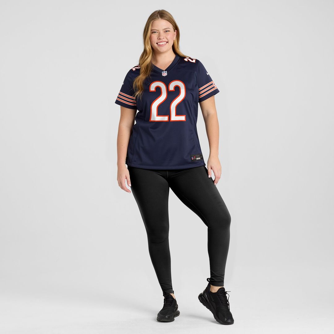 Elijah Hicks Chicago Bears Women's Team Game Jersey - Navy