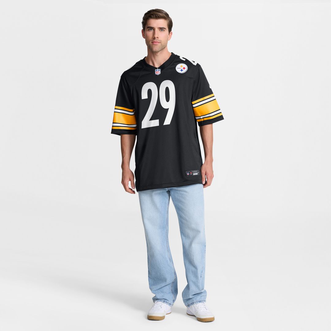 Ryan Watts Pittsburgh Steelers Game Jersey - Black