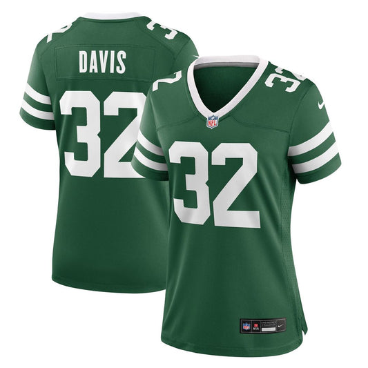 Isaiah Davis New York Jets Women's Game Jersey - Legacy Green