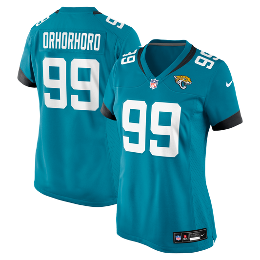 Ruke Orhorhoro Jacksonville Jaguars Women's Team Game Jersey - Teal