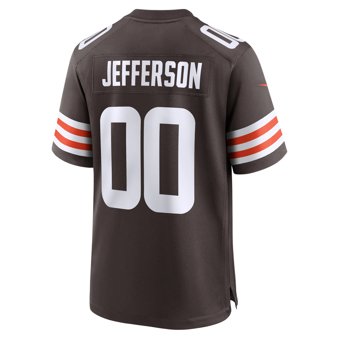 Justin Jefferson Cleveland Browns Game Jersey - Brown
