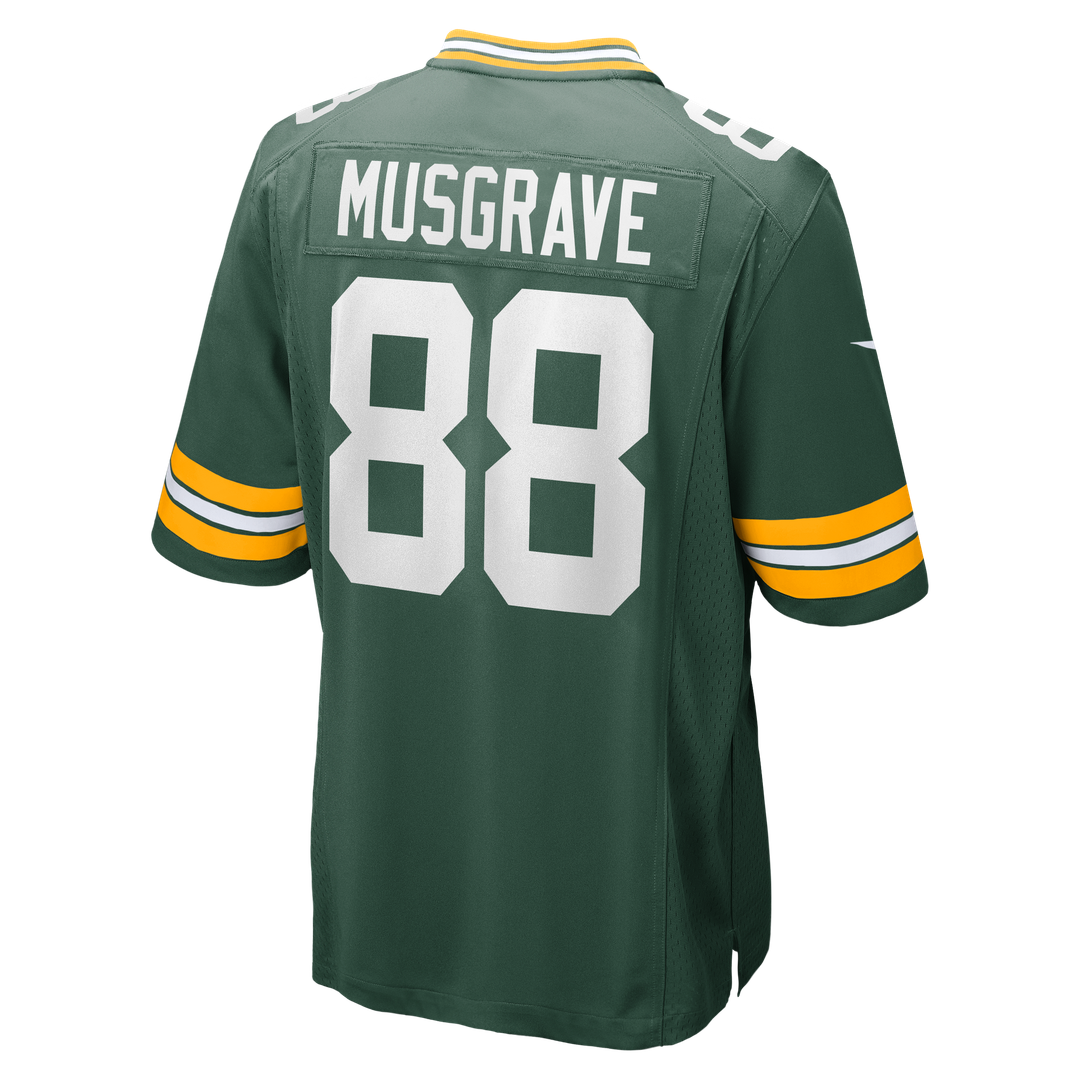 Luke Musgrave Green Bay Packers Game Jersey - Green