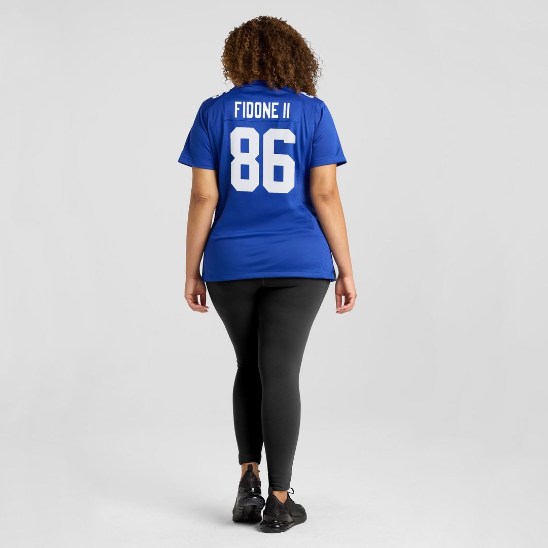 Thomas Fidone II New York Giants Women's Team Game Jersey - Royal