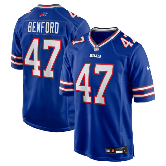 Christian Benford Buffalo Bills Game Jersey - Royal
