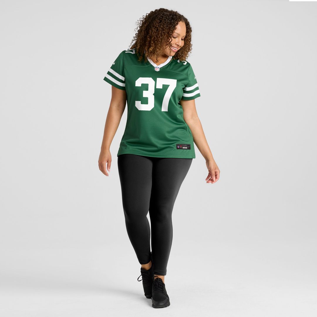 Qwan'tez Stiggers New York Jets Women's Game Jersey - Legacy Green
