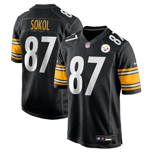 Matt Sokol Pittsburgh Steelers Team Game Jersey - Black